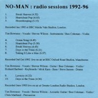 Purchase No-Man - Radio Sessions 1992-96