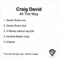 Purchase Craig David - All The Way (CDS)