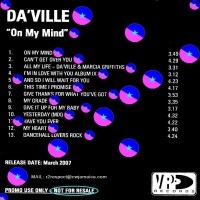 Purchase Da`ville - On My Mind-FULL PROMO CD