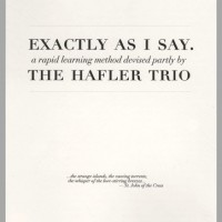 Purchase The Hafler Trio - Exactly As I Say CD1