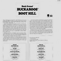 Purchase Buck Owen's Buckaroos - Boot Hill (Capitol ST 550)