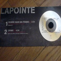 Purchase Eric Lapointe - Écrire Dans Ma Femme CDS