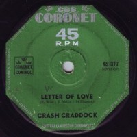 Purchase Billy  "crash" Craddock - Letter Of Love / Well, Don't You Know (VLS)