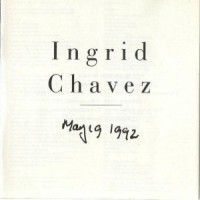 Purchase Ingrid Chavez - May 19, 1992