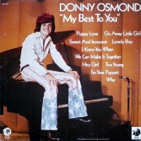 Purchase Donny Osmond - My Best To You (Vinyl)