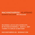 Buy Machinefabriek - Klapband Mp3 Download