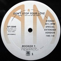Purchase Booker T. Jones - Don't Stop Your Love (VLS)