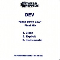 Purchase Dev - Bass Down Low (With The Cataracs) (MCD)