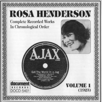 Purchase Rosa Henderson - Complete Recorded Works Vol. 1 (1923) CD1