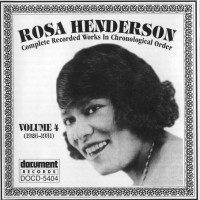 Purchase Rosa Henderson - Complete Recorded Works Vol. 4 (1926-1931) CD4