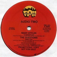Purchase Audio Two - Many Styles / The Questions (VLS)