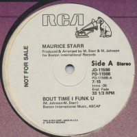 Purchase Maurice Starr - Bout Time Funk U & Baby Come On (VLS)