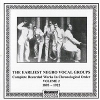Purchase VA - Earliest Negro Vocal Groups Vol. 2 (1893-1922)