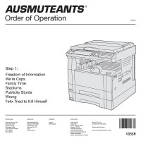 Purchase Ausmuteants - Order Of Operation