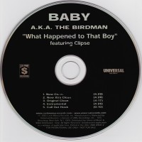 Purchase Birdman - What Happened To That Boy (Feat. Clipse) (CDR)