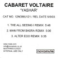 Buy Cabaret Voltaire - Yashar (CDS) Mp3 Download