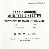 Purchase Type O Negative - Pictures Of Matchstick Men (With Ozzy Osbourne) (CDS)