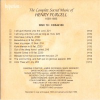Purchase Henry Purcell - The Complete Anthems & Services Vol. 10