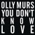 Buy Olly Murs - You Don't Know Love (CDS) Mp3 Download