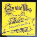 Buy Johannes Schmoelling - Songs No Words - Lieder Ohne Worte Mp3 Download