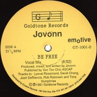 Purchase Jovonn - Be Free (EP) (Vinyl)