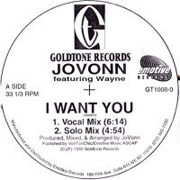 Purchase Jovonn - I Want You (EP) (Vinyl)