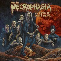 Purchase Necrophagia - Here Lies NECROPHAGIA; 35 Years of Death Metal