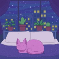 Purchase Purrple Cat - Indigo Dreams