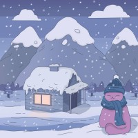 Purchase Purrple Cat - Snowbound