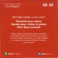 Buy VA - La Discotheque Ideale Classique - Piano Concerto, Violin Sonata & Peer Gynt CD35 Mp3 Download