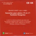 Buy VA - La Discotheque Ideale Classique - Piano Concertos Nos. 1, 2 & Hungarian Fantasy CD44 Mp3 Download