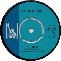 Purchase P.J. Proby - It's Your Day Today (VLS)