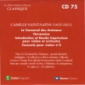 Buy VA - La Discotheque Ideale Classique - Carnaval Des Animaux, Havanaise, Introduction And Rondo Capriccioso & Violin Concerto No. 3 CD75 Mp3 Download