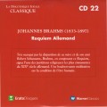 Buy VA - La Discotheque Ideale Classique - A German Requiem, To Words Of The Holy Scriptures CD22 Mp3 Download