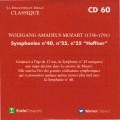 Buy VA - La Discotheque Ideale Classique - Symphonies Nos. 40, 25 & 35 "Haffner" CD60 Mp3 Download