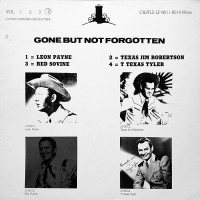 Purchase T. Texas Tyler - Gone But Not Forgotten Vol. 4 (Vinyl)