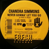 Purchase Chandra Simmons - Never Gonna' Let You Go (EP)