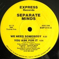 Purchase Separate Minds - We Need Somebody (Vinyl)