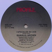 Purchase Sharon Brown - I Specialize In Love (VLS)