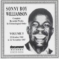 Buy Sonny Boy Williamson - Complete Recorded Works In Chronological Order Vol. 5 Mp3 Download