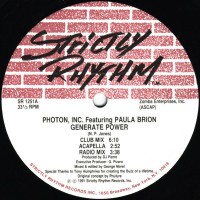 Purchase Photon Inc. - Generate Power (Feat. Paula Brion) (Vinyl)