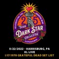 Buy Dark Star Orchestra - Xl Live, Harrisburg, Pa 22.11.22 (Live) CD1 Mp3 Download