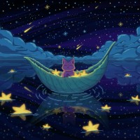 Purchase Purrple Cat - Sea Of Stars