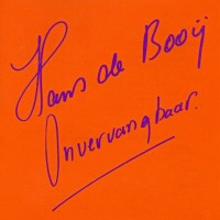 Purchase Hans De Booij - Onvervangbaar